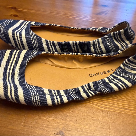 Lucky Brand Women's Striped Flats - Navy and White - Picture 2 of 3